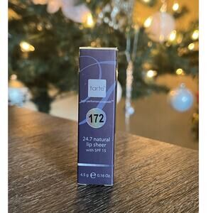 NEW! TARTE 24.7 NATURAL LIP SHEER Shade Dawn SPF 15 Full Sz
